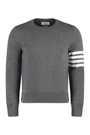 Cotton crew-neck sweater-0